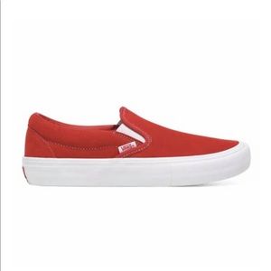 VANS Suede Slip-On Pro Red